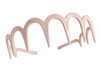 Kemik Oval Zigzag Taç