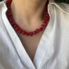 Kırmızı Cam Kolye