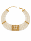 Kristal Taşlı Choker Kolye