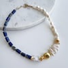 Lapis Lazuli İnci Kolye
