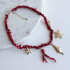 Mercan Charm Kolye