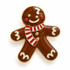 Yeni Yıl Ginger Broş