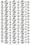 Yüz-Saç-Vücut Sticker Renkli İnci Seti 