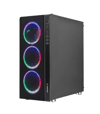 RAMPAGE CARISMA MESH 4x120mm RAINBOW FANLI 650W 80PLUS MidT ATX GAMING KASA