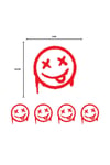 X EMOJİ STİCKER V1 5 ADET
