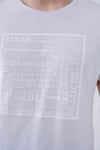 Hadis Tasarım Pamuk Beyaz T-shirt