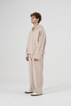 Kapüşon detaylı Pamuklu Oversize Sweatshirt Bej