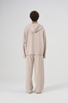 Kapüşon detaylı Pamuklu Oversize Sweatshirt Bej