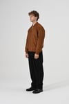Slim Fit Kolej Yaka Fermuarlı Çift Cepli Mevsimlik Hafif İnce Süet Bomber Mont Ceket