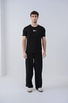 Yeni Sezon 1071 Tasarım Pamuk Bisiklet Yaka Siyah T-shirt 23'