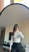 BEYAZ TRANSPARAN KAYIK YAKA BODY