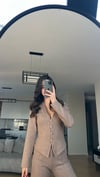 CAMEL ALT ÜST TRİKO ÖRME TAKIM