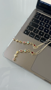 ÇOK RENKLİ SARKIT MODEL KOLYE