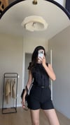 DOKULU KAPALI  DÜGMELİ GÖMLEK BLUZ