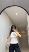 GENİŞ BİYELİ BEYAZ FİTİLLİ ATLET
