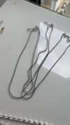 GÜMÜŞ PARLAK MODEL KOLYE