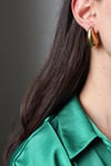 KÜÇÜK BOTTEGA MODEL ÇELİK KÜPE