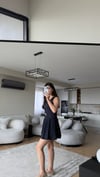 LACİVERT İÇİ ŞORTLU PİLELİ ETEK