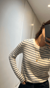 LACİVERT TRİKO ÖRME UZUNKOLLU TİŞÖRT