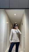 LACİVERT TRİKO ÖRME UZUNKOLLU TİŞÖRT