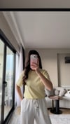 MASSİMO BASIC BUTTER YELLOW TİŞÖRT