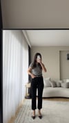 STANDART BEDEN GRİ SİYAH TRİKO BODY