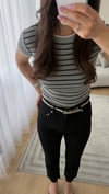 STANDART BEDEN GRİ SİYAH TRİKO BODY