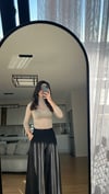 TRANSPARAN BOĞAZLI BEİGE BODYSUIT