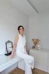 ZARA MODEL MARKA BEYAZ YELEK 