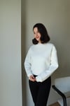 ZR MARKA  BEYAZ SWEATSHIRT