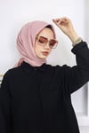 Bambu Kraş Eşarp Açık Pudra