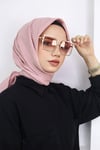 Bambu Kraş Eşarp Açık Pudra