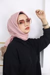 Bambu Kraş Eşarp Açık Pudra