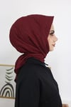 Bambu Kraş Eşarp Bordo