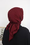 Bambu Kraş Eşarp Bordo