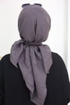 Bambu Kraş Eşarp Koyu Mürdüm