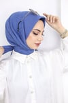 Bambu Kraş Eşarp Mavi
