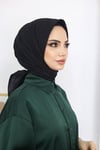 Bambu Kraş Eşarp Siyah