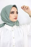 Bambu Kraş Eşarp Su Yeşili