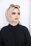 Bambu Kraş Eşarp Taş Rengi