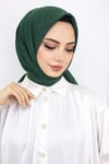 Bambu Kraş Eşarp Zümrüt
