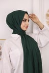 Bambu Kraş Şal Asker Yeşili