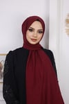 Bambu Kraş Şal Bordo
