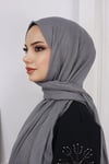 Bambu Kraş Şal Gri