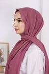 Bambu Kraş Şal Gül Kurusu