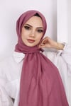 Bambu Kraş Şal Gül Kurusu