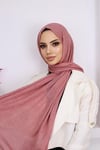 Bambu Kraş Şal Gül Pembe