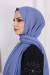 Bambu Kraş Şal İndigo