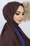 Bambu Kraş Şal Kahve