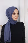 Bambu Kraş Şal Kot Mavisi